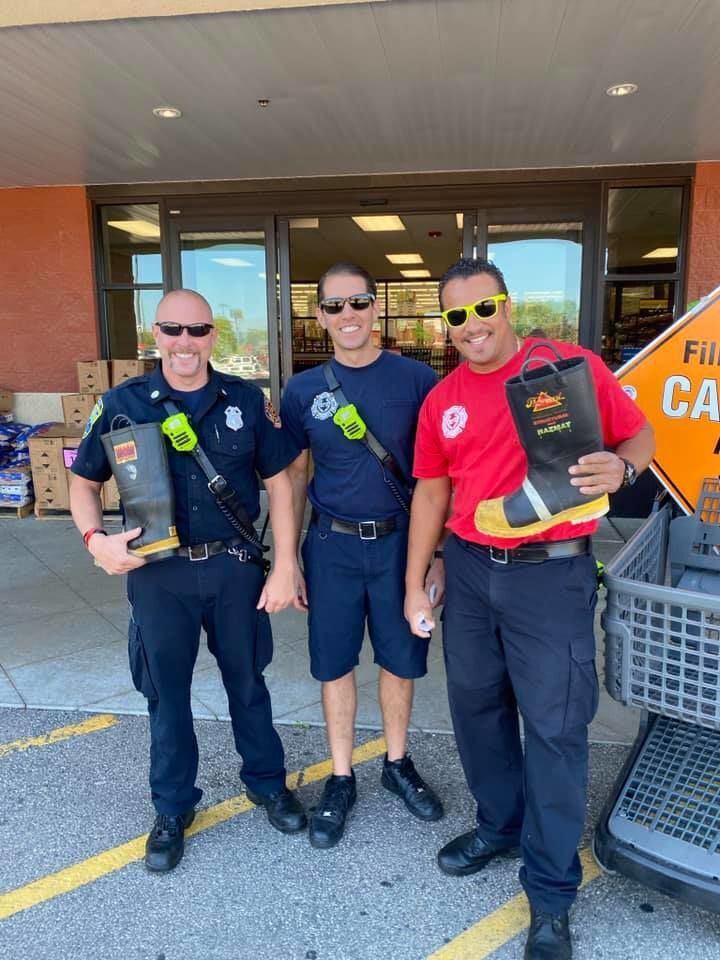 Firefighters support the MDA